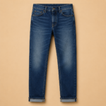 Classic Slim Fit Blue Denim Jeans
